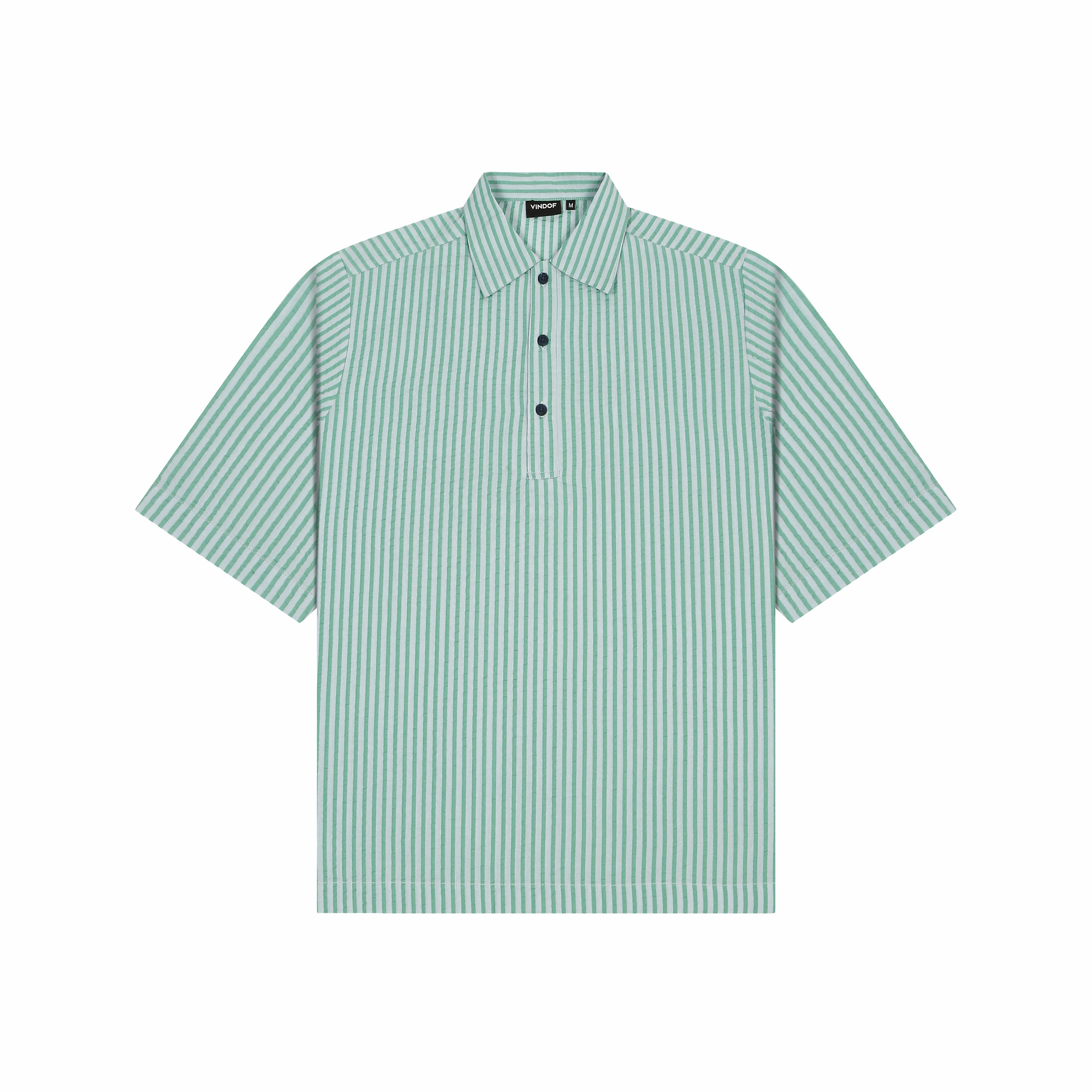 MINT STITCH POPOVER SHIRT