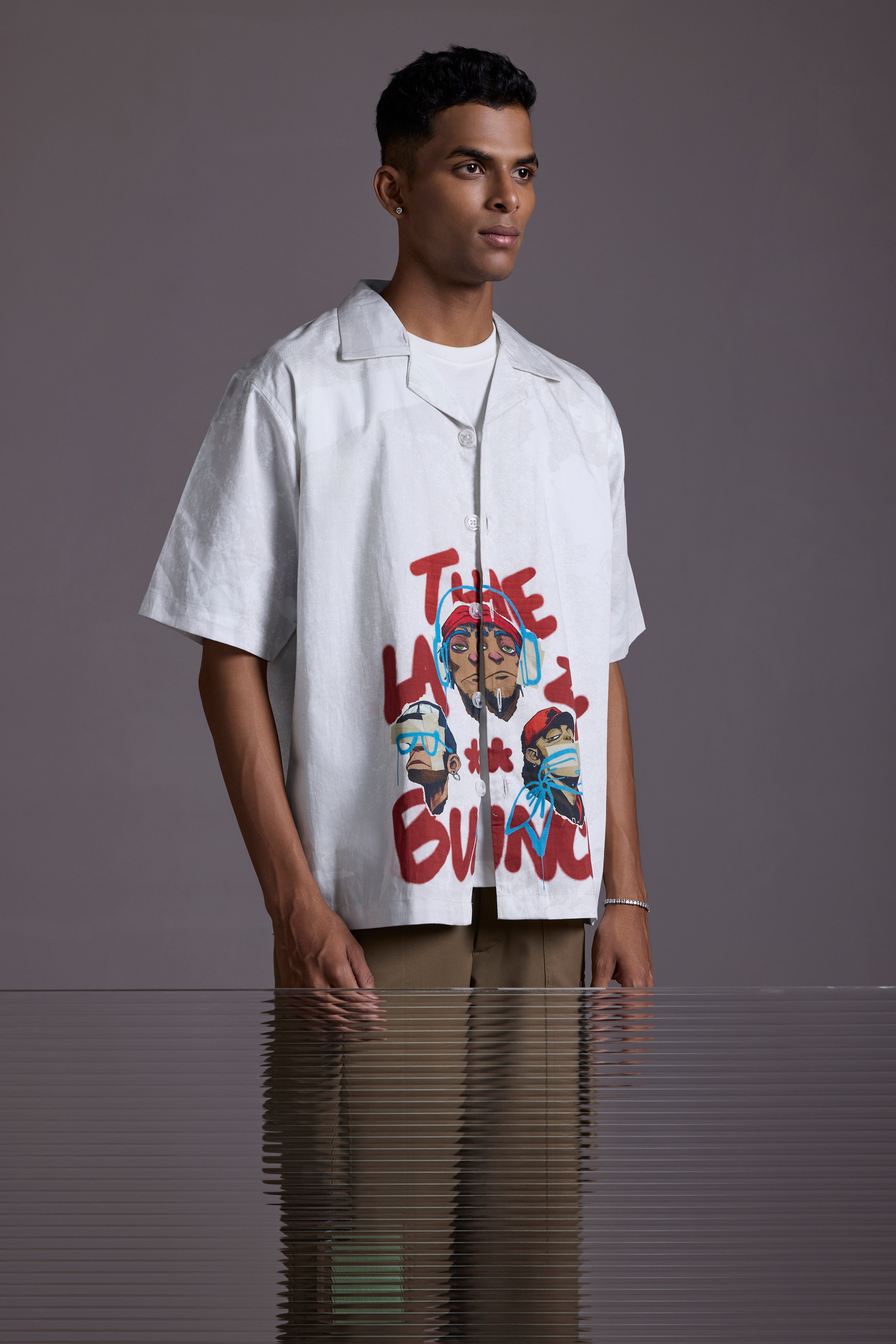 LAZY BUNCH PRINTED SHIRT
