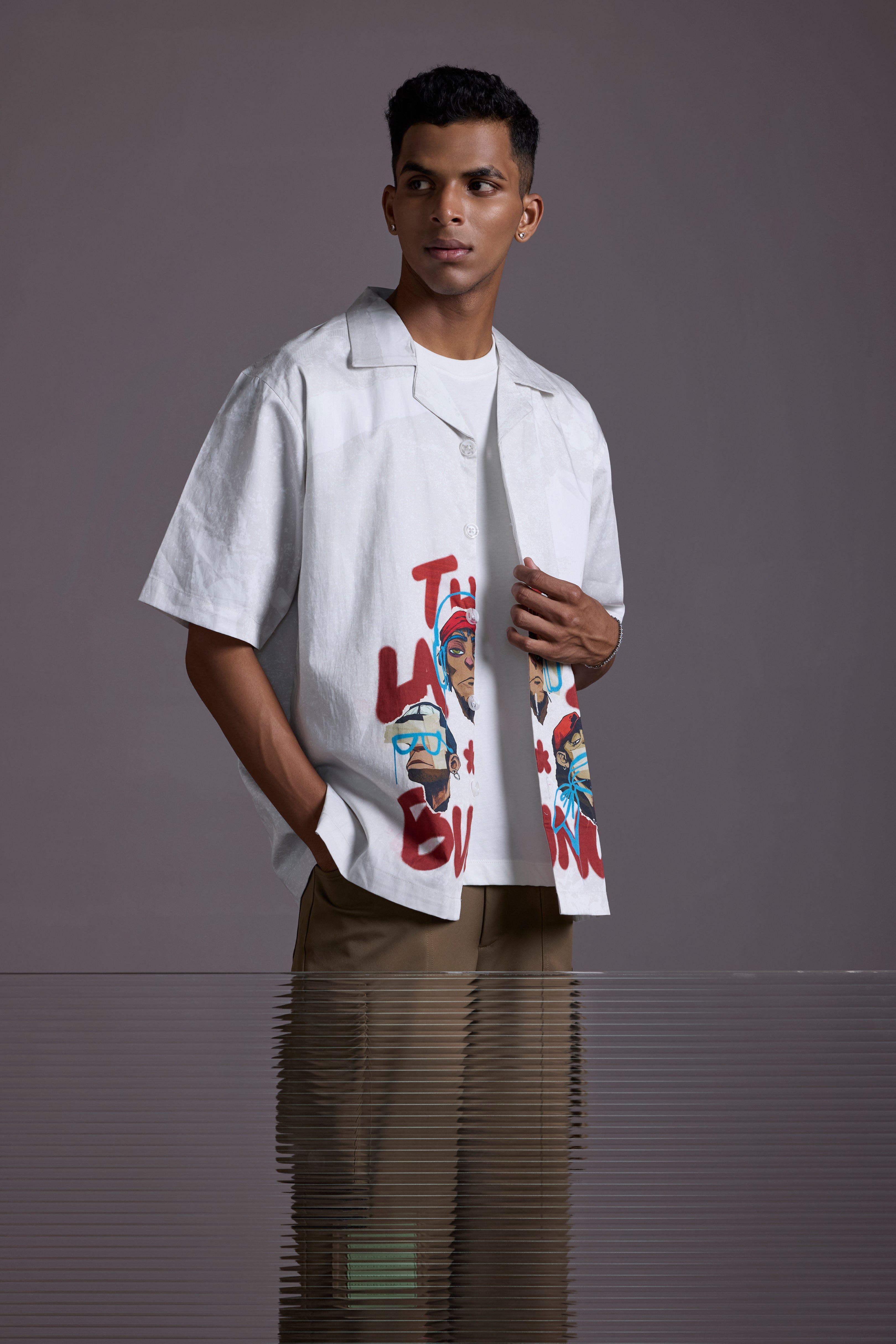 LAZY BUNCH PRINTED SHIRT
