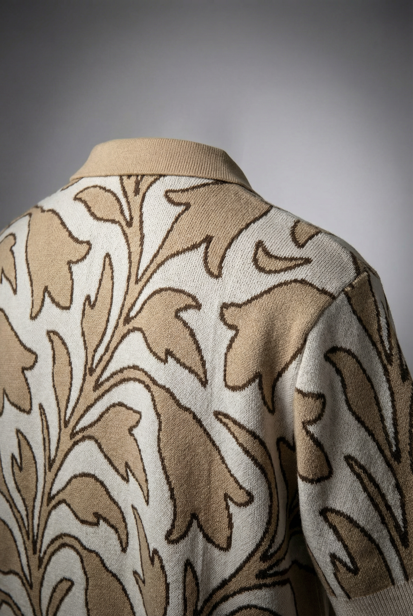 Leaf Knitted Polo