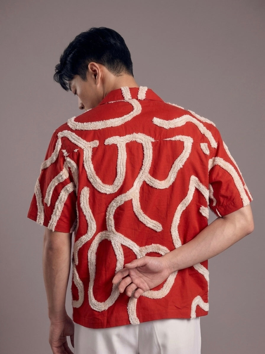 Echo lines shirt