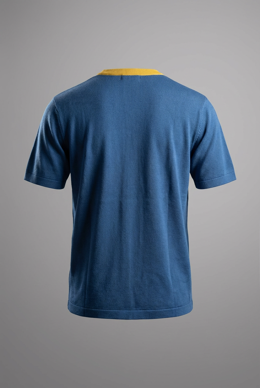 Abstract Face Knitted T-Shirt